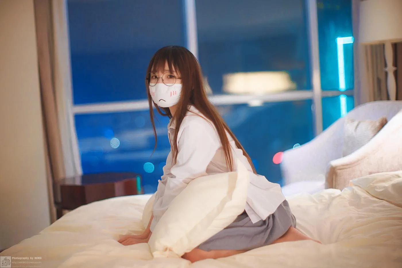 御子Yumiko – NO.01 口罩 [20P]插图